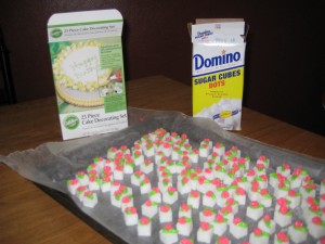 Rose Petal Sugar Cubes