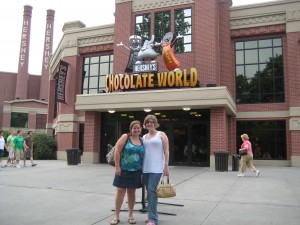 Becca and I Becca and I and the BLAST at Chocolate World!