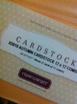 CTMH cardstock base