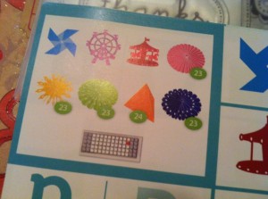 Merry-go-round, farriswheel pinwheels Artiste Cricut Cartridge