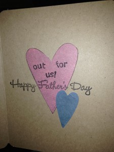Handmade Fathers Day Card
