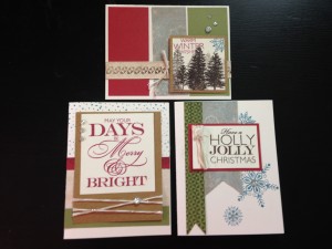 Create Easy Stamped Bulk Christmas Cards