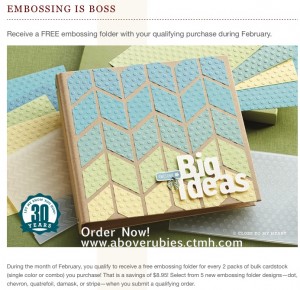 2014 New CTMH EMBOSSING FOLDERS
