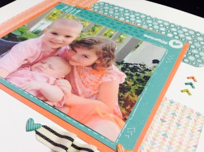 Close To My Heart Chalk It Up Scrapbook Layout Howto