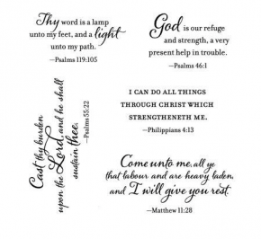 Bible Verse Stamps Encouragement