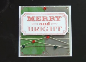 Easy ink Christmas card