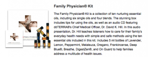 Family Physcian Kit Doterra Essential Oils