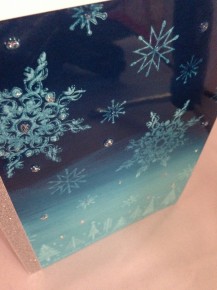Snow Holiday EASY to make Cards Ink Resist
