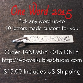 One Word Custom Charms
